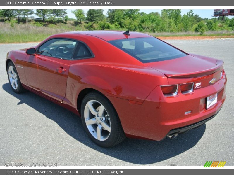Crystal Red Tintcoat / Black 2013 Chevrolet Camaro LT Coupe