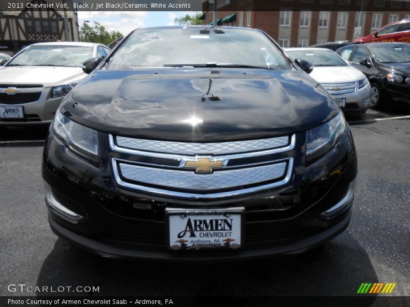 Black / Jet Black/Ceramic White Accents 2013 Chevrolet Volt