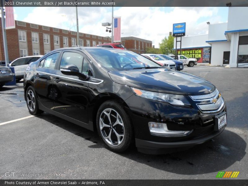Black / Jet Black/Ceramic White Accents 2013 Chevrolet Volt