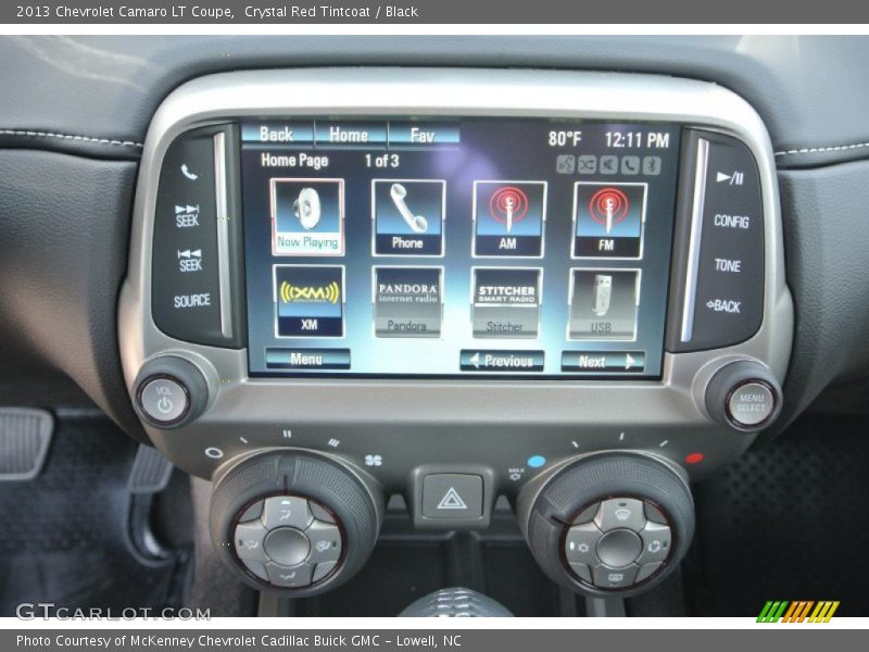 Controls of 2013 Camaro LT Coupe