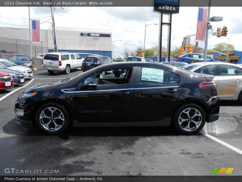 Black / Jet Black/Ceramic White Accents 2013 Chevrolet Volt