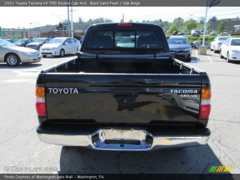 Black Sand Pearl / Oak Beige 2001 Toyota Tacoma V6 TRD Double Cab 4x4