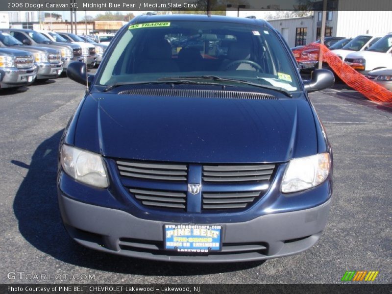 Midnight Blue Pearl / Medium Slate Gray 2006 Dodge Caravan SE