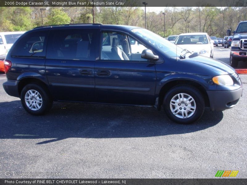 Midnight Blue Pearl / Medium Slate Gray 2006 Dodge Caravan SE