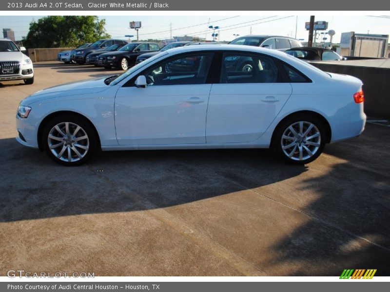 Glacier White Metallic / Black 2013 Audi A4 2.0T Sedan