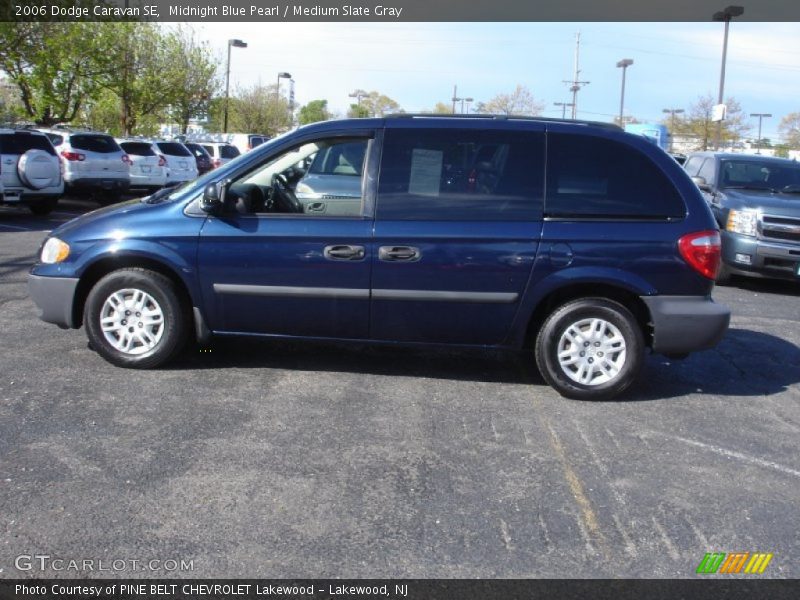 Midnight Blue Pearl / Medium Slate Gray 2006 Dodge Caravan SE