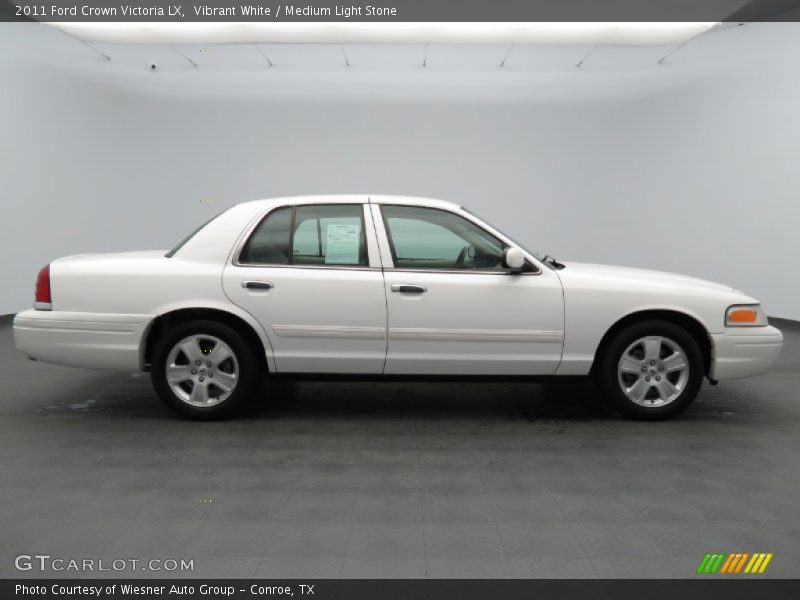 Vibrant White / Medium Light Stone 2011 Ford Crown Victoria LX