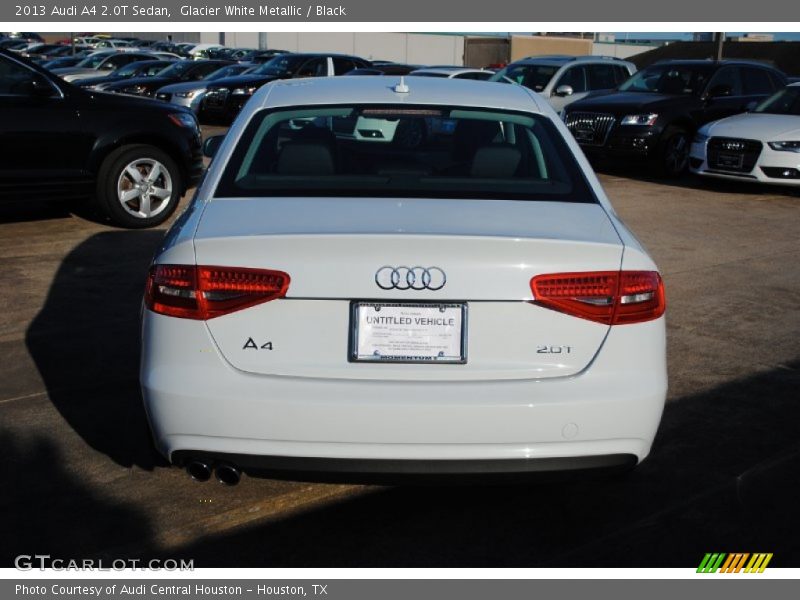 Glacier White Metallic / Black 2013 Audi A4 2.0T Sedan