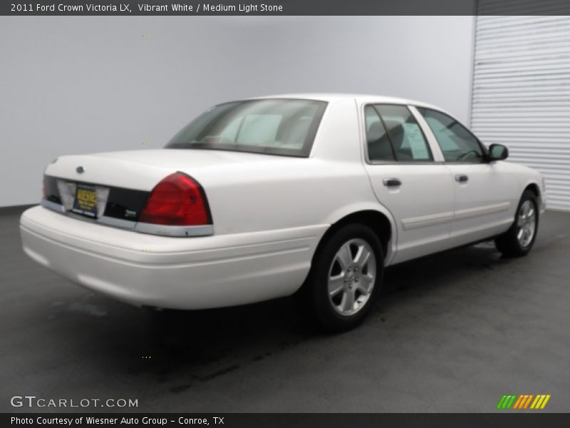 Vibrant White / Medium Light Stone 2011 Ford Crown Victoria LX