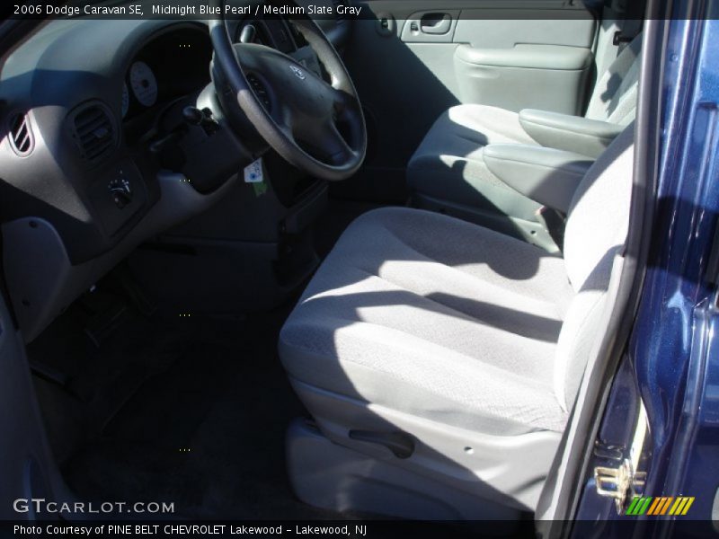 Midnight Blue Pearl / Medium Slate Gray 2006 Dodge Caravan SE
