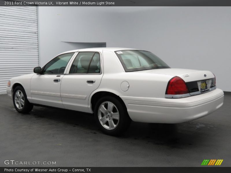 Vibrant White / Medium Light Stone 2011 Ford Crown Victoria LX