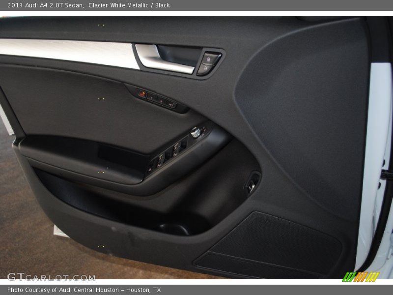 Glacier White Metallic / Black 2013 Audi A4 2.0T Sedan