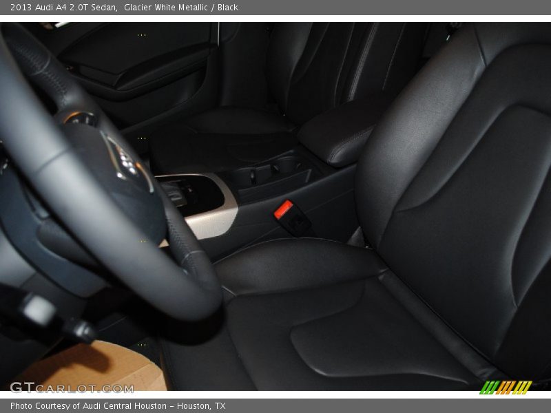 Glacier White Metallic / Black 2013 Audi A4 2.0T Sedan