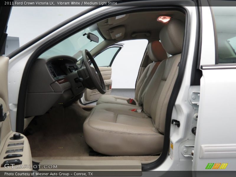 Vibrant White / Medium Light Stone 2011 Ford Crown Victoria LX