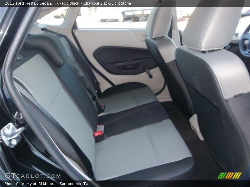 Tuxedo Black / Charcoal Black/Light Stone 2013 Ford Fiesta S Sedan