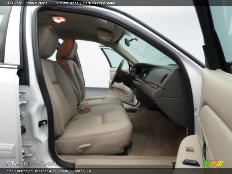 Vibrant White / Medium Light Stone 2011 Ford Crown Victoria LX