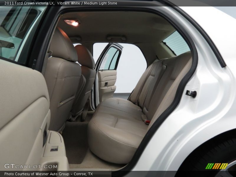 Vibrant White / Medium Light Stone 2011 Ford Crown Victoria LX