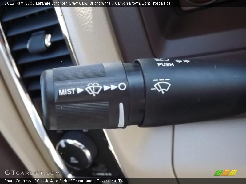 Controls of 2013 1500 Laramie Longhorn Crew Cab