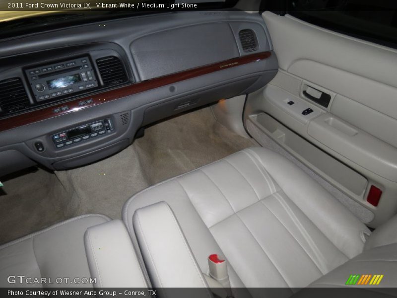 Vibrant White / Medium Light Stone 2011 Ford Crown Victoria LX
