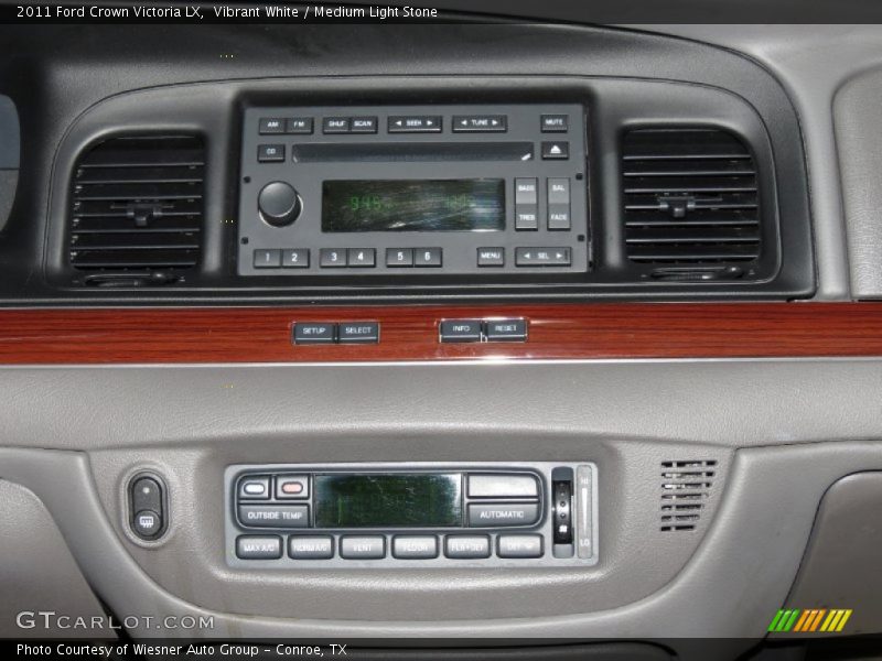 Vibrant White / Medium Light Stone 2011 Ford Crown Victoria LX