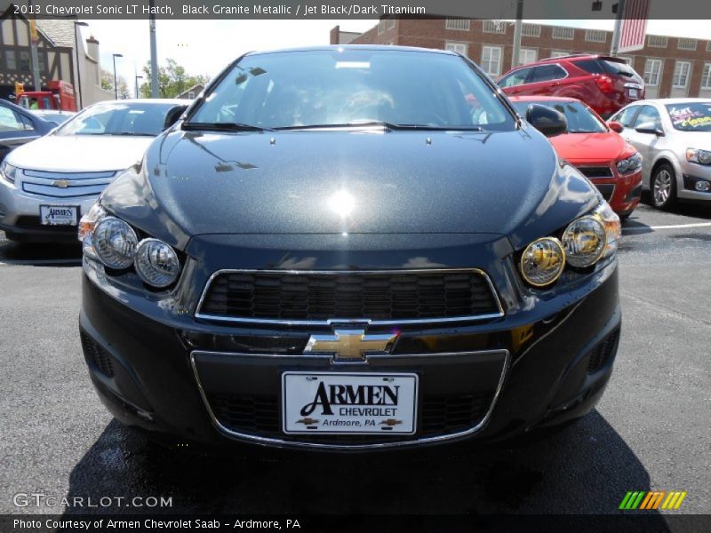 Black Granite Metallic / Jet Black/Dark Titanium 2013 Chevrolet Sonic LT Hatch