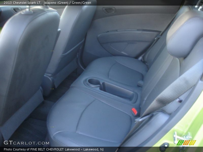 Jalapeno (Green) / Green/Green 2013 Chevrolet Spark LT