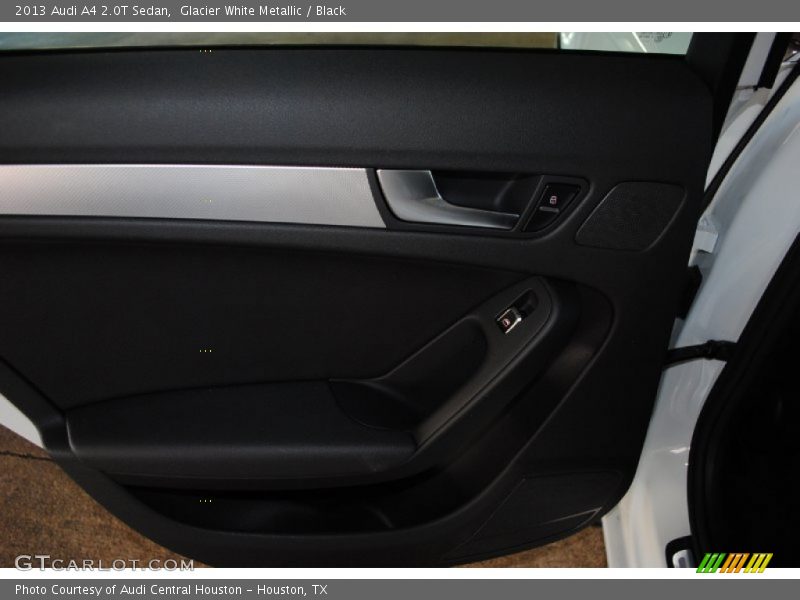 Glacier White Metallic / Black 2013 Audi A4 2.0T Sedan