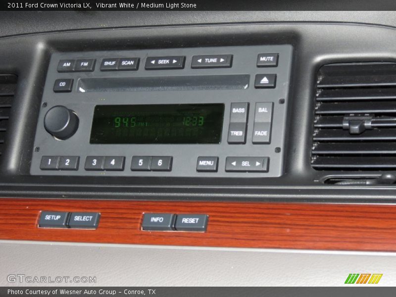 Vibrant White / Medium Light Stone 2011 Ford Crown Victoria LX