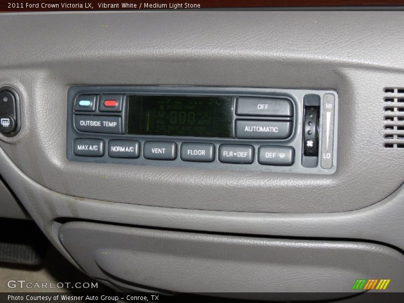 Vibrant White / Medium Light Stone 2011 Ford Crown Victoria LX