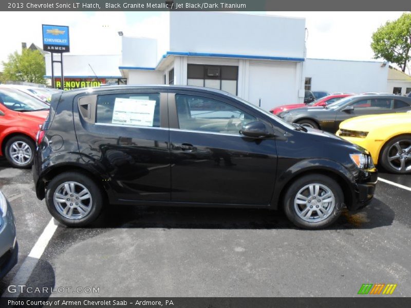 Black Granite Metallic / Jet Black/Dark Titanium 2013 Chevrolet Sonic LT Hatch