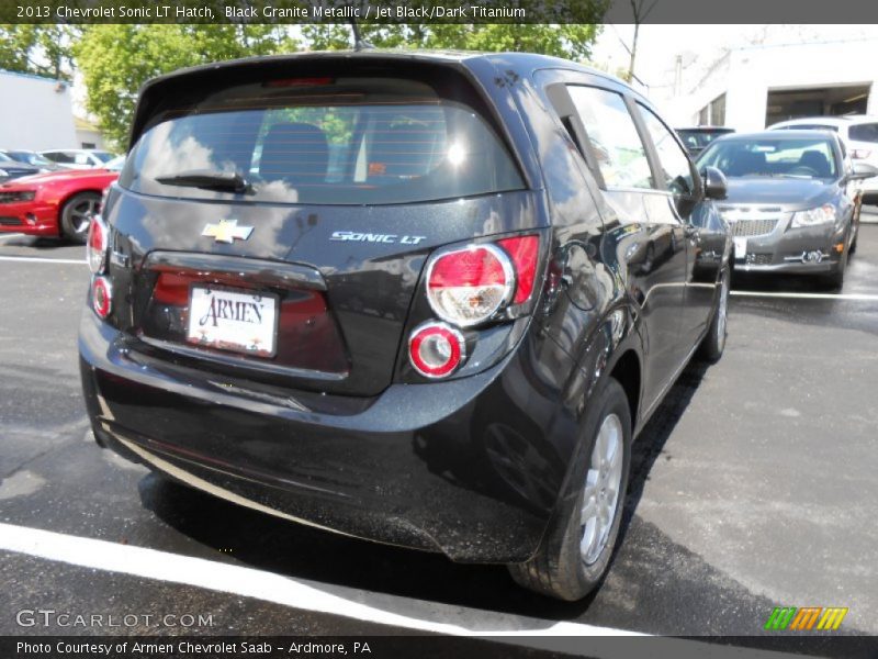 Black Granite Metallic / Jet Black/Dark Titanium 2013 Chevrolet Sonic LT Hatch