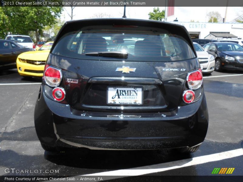 Black Granite Metallic / Jet Black/Dark Titanium 2013 Chevrolet Sonic LT Hatch