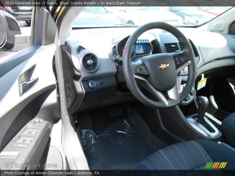 Black Granite Metallic / Jet Black/Dark Titanium 2013 Chevrolet Sonic LT Hatch