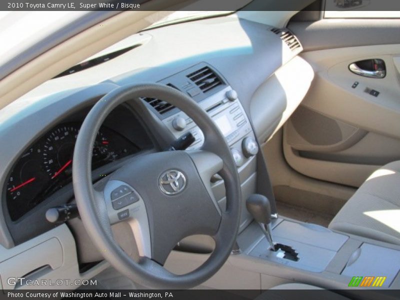 Super White / Bisque 2010 Toyota Camry LE