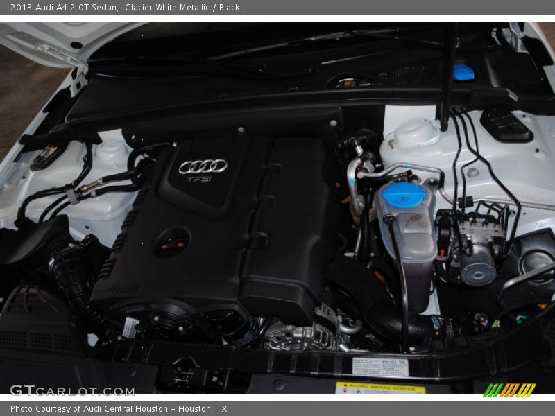 Glacier White Metallic / Black 2013 Audi A4 2.0T Sedan