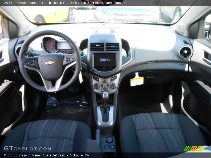 Black Granite Metallic / Jet Black/Dark Titanium 2013 Chevrolet Sonic LT Hatch