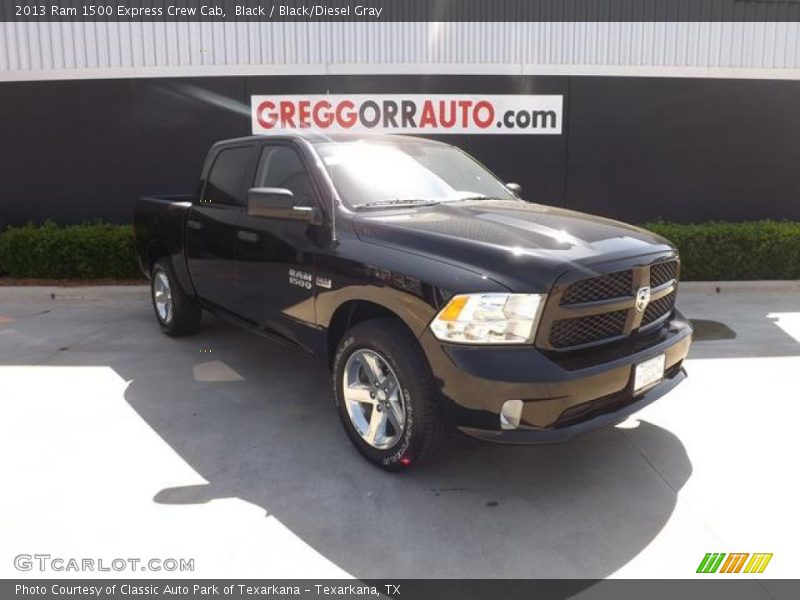 Black / Black/Diesel Gray 2013 Ram 1500 Express Crew Cab