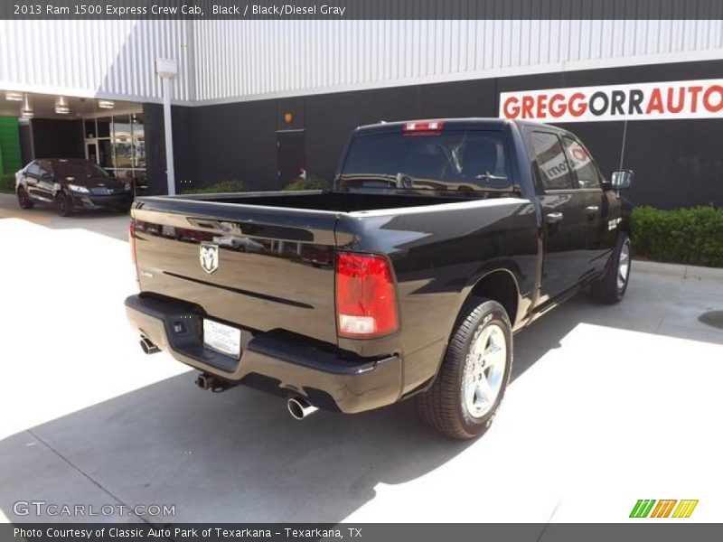 Black / Black/Diesel Gray 2013 Ram 1500 Express Crew Cab