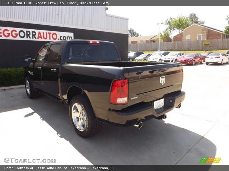 Black / Black/Diesel Gray 2013 Ram 1500 Express Crew Cab