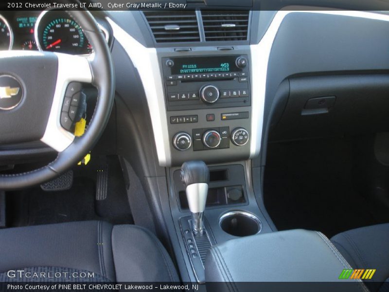 Cyber Gray Metallic / Ebony 2012 Chevrolet Traverse LT AWD