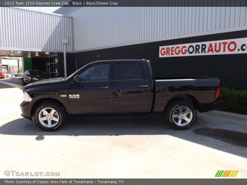 Black / Black/Diesel Gray 2013 Ram 1500 Express Crew Cab