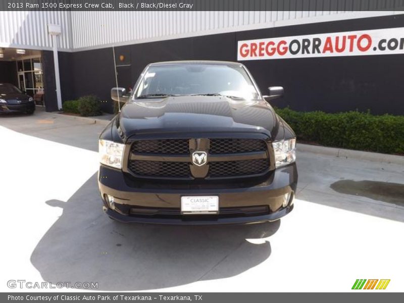 Black / Black/Diesel Gray 2013 Ram 1500 Express Crew Cab