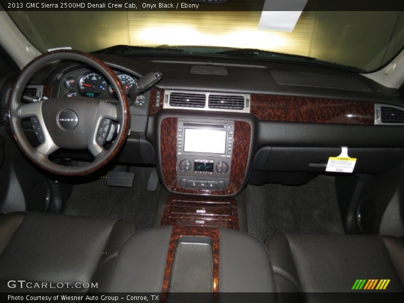 Onyx Black / Ebony 2013 GMC Sierra 2500HD Denali Crew Cab