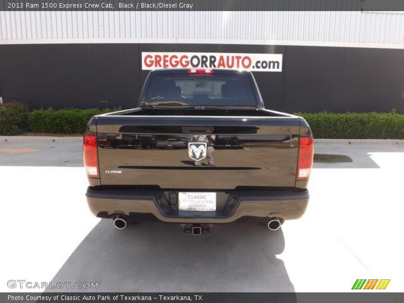 Black / Black/Diesel Gray 2013 Ram 1500 Express Crew Cab