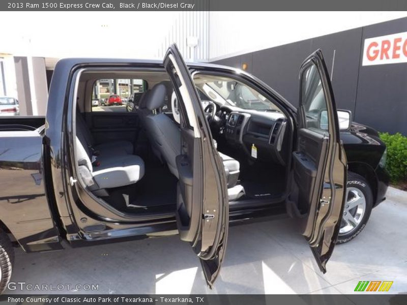 Black / Black/Diesel Gray 2013 Ram 1500 Express Crew Cab