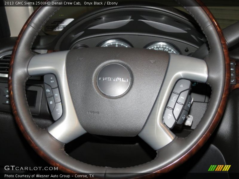 Onyx Black / Ebony 2013 GMC Sierra 2500HD Denali Crew Cab