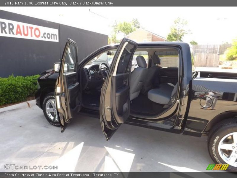 Black / Black/Diesel Gray 2013 Ram 1500 Express Crew Cab