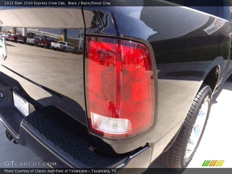 Black / Black/Diesel Gray 2013 Ram 1500 Express Crew Cab