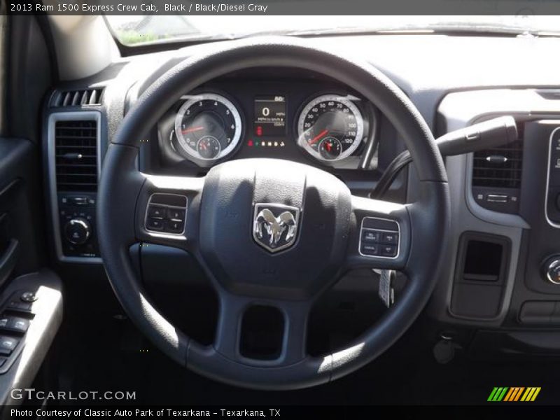 Black / Black/Diesel Gray 2013 Ram 1500 Express Crew Cab