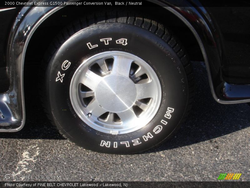 Black / Neutral 2000 Chevrolet Express G1500 Passenger Conversion Van